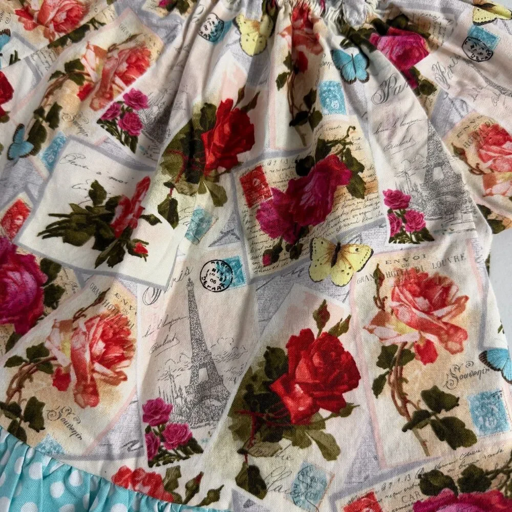 Elizabeth & Me Made In Alabama Baby Girls Vintage Inspired Dress Size 6 Months